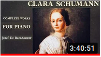  Clara Schumann - Complete Piano Works + Presentation 